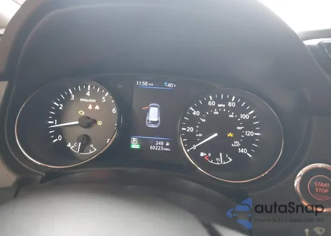 2020 Nissan Rogue Sv Intelligent Awd z USA, uszkodzony, nr VIN JN8AT2MV1LW112583